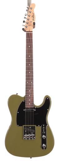 Eastcoast T1 Electric Guitar In Drab Olive Green - Image 3