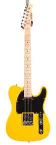 EastCoast T1 Electric Guitar Starter Pack in Ferrari Yellow with 10W Amp & Accessories - Image 2