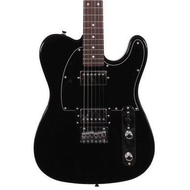 EastCoast T2 Dual Humbucker Electric Guitar Starter Pack in Black with 35W Amp & Accessories - Image 3