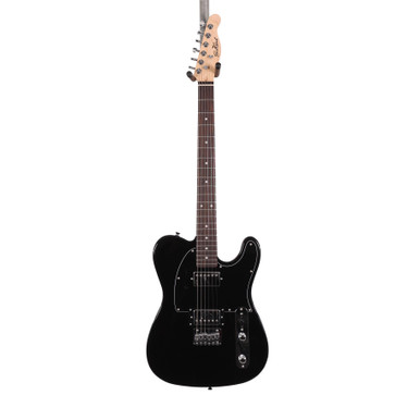 EastCoast T2 Dual Humbucker Electric Guitar in Black with Rosewood Fretboard - Image 3