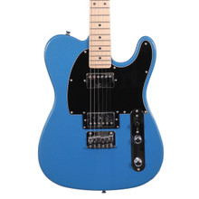 EastCoast T2 Dual Humbucker Electric Guitar Starter Pack in Ocean Blue Metallic with 10W Amp & Accessories - Image 2