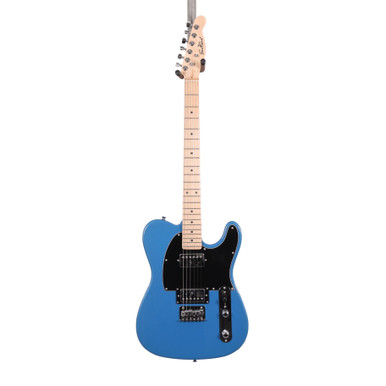 EastCoast T2 Electric Guitar in Ocean Blue Metallic with Maple Fingerboard - Image 3