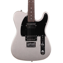 EastCoast T2 Dual Humbucker Electric Guitar Starter Pack in Slick Silver with 10W Amp & Accessories - Image 2