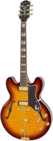 Epiphone Sheraton Figured Semi-Hollow Electric Guitar in Iced Tea - Image 2