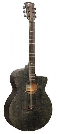 Faith Naked Venus Electro Acoustic Guitar in Black Stain - Image 3