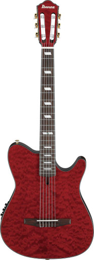 Ibanez FRH20QMN-WRL FRH Series Electro Acoustic in Wine Red - Image 3