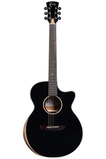 Faith Eclipse Series Venus CE Electro Acoustic Guitar in Black Gloss - Image 3