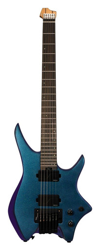 HILS HN6 Next Series Headless Electric Guitar in Ultra Violet Chameleon - Image 3