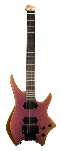 HILS HN6 Next Series Headless Electric Guitar in Ultra Gold Chameleon - Image 3