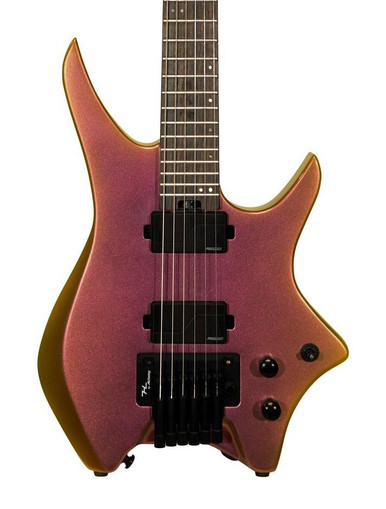 HILS HN6 Next Series Headless Electric Guitar in Ultra Gold Chameleon - Image 1