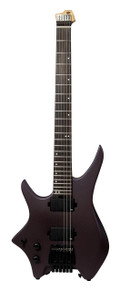 HILS NEXT HN3 Left Handed Headless Electric Guitar in Satin Metallic Deep Purple - Image 2