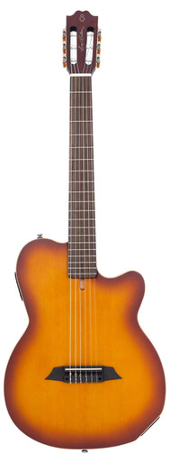 Sire Larry Carlton G5N Nylon Electro Acoustic Guitar in Tobacco Sunburst Satin - Image 3