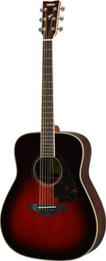 Yamaha FG830TBS Acoustic Guitar in Tobacco Brown Sunburst - Image 2