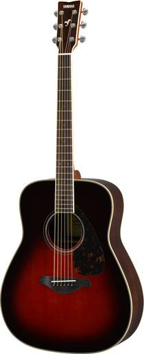 Yamaha FG830TBS Acoustic Guitar in Tobacco Brown Sunburst - Image 3