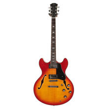 Sire Larry Carlton H7 Semi-Hollow Electric Guitar in Cherry Sunburst - Image 2