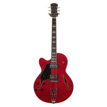 Sire Larry Carlton H7F Left Handed Electric Guitar in See Through Red - Image 2