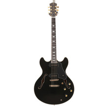 Sire Larry Carlton H7V Semi-Hollow Electric Guitar in Black - Image 2