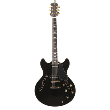 Sire Larry Carlton H7V Semi-Hollow Electric Guitar in Black - Image 3
