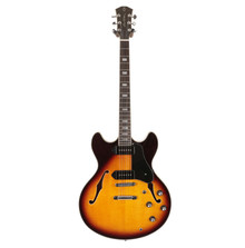 Sire Larry Carlton H7V Semi-Hollow Electric Guitar in Vintage Sunburst - Image 2