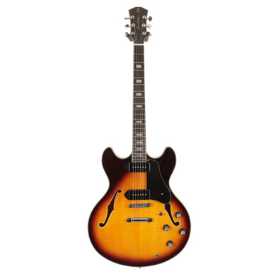 Sire Larry Carlton H7V Semi-Hollow Electric Guitar in Vintage Sunburst - Image 3