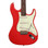 Hansen Guitars S-Style Electric Guitar in Hotrod Red, Ultra Light Relic (61171) - Image 2
