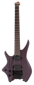 HILS NEXT HN5 Left Handed Headless Electric Guitar in Satin Metallic Deep Purple - Image 2