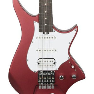 HILS HNS1 S-Style Headless Electric Guitar in Satin Ruby Red