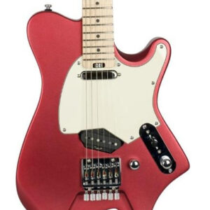 HILS HNT1 T-Style Headless Electric Guitar in Satin Ruby Red