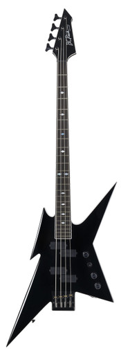 B.C. Rich Ironbird Mk1 Legacy Series Bass Guitar in Gloss Black - Image 3