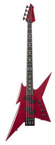 B.C. Rich Ironbird Mk1 Legacy Series Bass Guitar in Gloss Red - Image 2