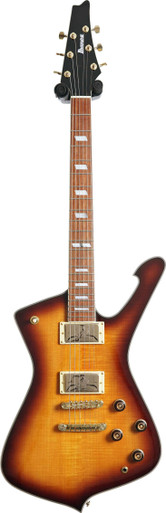 Ibanez Paul Gilbert Iceman IC420FM Electric Guitar in Violin Sunburst - Image 3