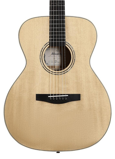 Alvarez Laureate LF60E Folk OM Electro Acoustic Guitar in Natural - Image 1