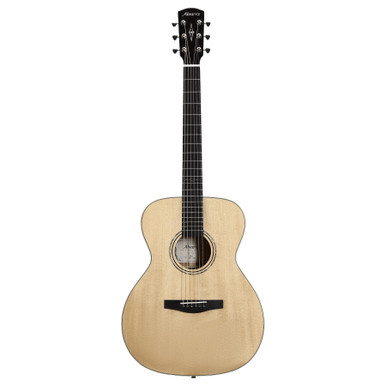 Alvarez Laureate LF60E Folk OM Electro Acoustic Guitar in Natural - Image 3
