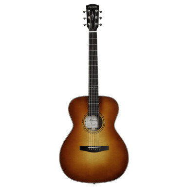 Alvarez Laureate LF70E Folk OM Electro Acoustic in Herringbone Sunset - Image 3