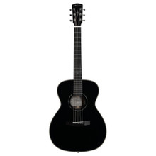 Alvarez Laureate LF70E Folk OM Electro Acoustic in Herringbone Blacktop - Image 2
