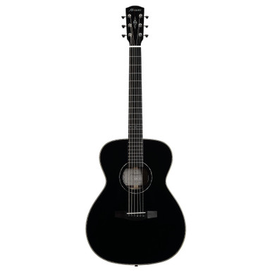 Alvarez Laureate LF70E Folk OM Electro Acoustic in Herringbone Blacktop - Image 3