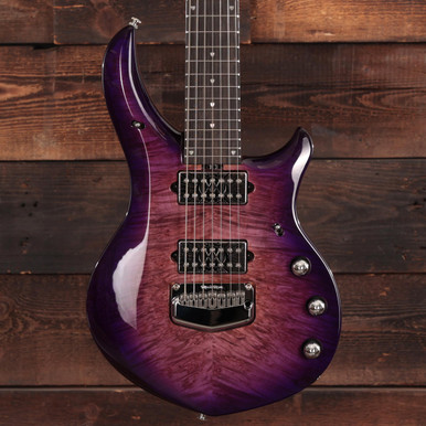 Music Man BFR Majesty 7 Electric Guitar in Wolf's Bane - Image 3