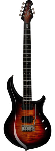 Sterling by Music Man Majesty Dimarzio John Petrucci Signature Electric Guitar in Tiger Eye - Image 3