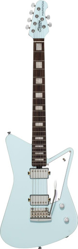 Sterling by Music Man Mariposa Electric Guitar in Daphne Blue - Image 3