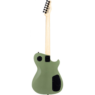 Manson Meta Series MBM-2H Matt Bellamy Signature Left Handed Electric Guitar in Satin Olive Green - Image 3
