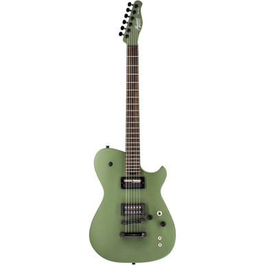 Manson Meta Series MBM-2H Sustainiac Matt Bellamy Signature Electric Guitar in Satin Olive Green - Image 3