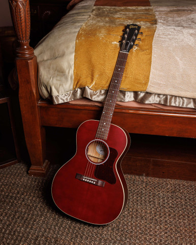 Gibson L-00 Special Electro Acoustic Guitar in Satin Wine Red - Image 3
