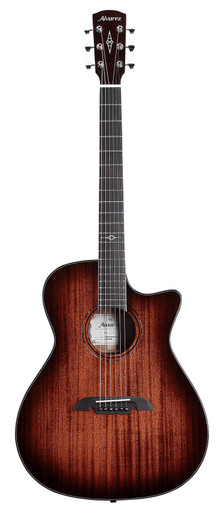 Alvarez Masterworks MG66CE Grand Auditorium Electro Acoustic in Shadowburst with Cutaway - Image 3
