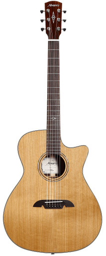 Alvarez Masterworks MG75CE Grand Auditorium Electro Acoustic in Natural with Cutaway - Image 3
