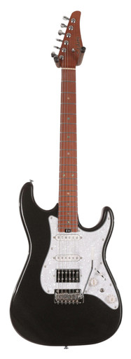 Soloking MS-1 Classic Electric Guitar in Metallic Black - Image 3