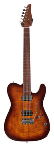 Soloking MT-1 Custom Flame Maple Top Electric Guitar in Shaded Edgeburst - Image 2
