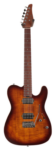 Soloking MT-1 Custom Flame Maple Top Electric Guitar in Shaded Edgeburst - Image 3