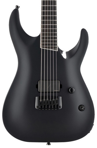ESP LTD Mick Thomson Signature MT-I Electric Guitar in Black Satin - Image 1