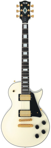 FGN Neo Classic NLC10RMP Electric Guitar in Antique White - Image 3
