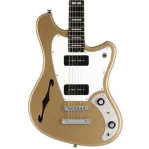 Orangewood Del Sol Baritone Semi-Hollow Electric Guitar in Sandstone